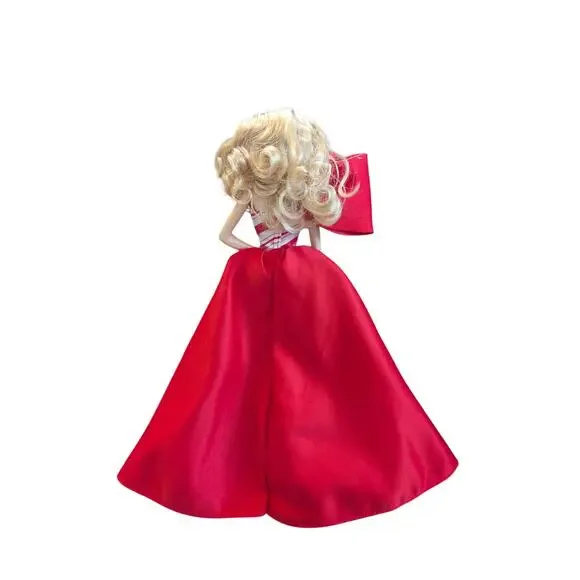 Pre-owned Mattel Barbie 2019 Blonde Holiday Barbie Doll FXF01 - Picture 6 of 7